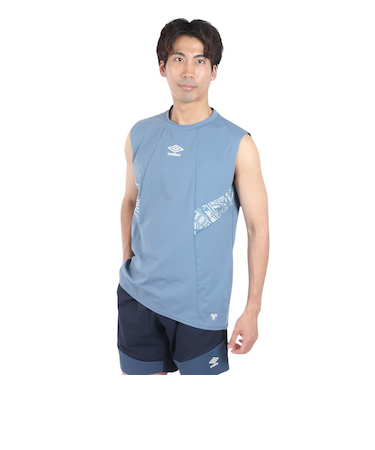 アンブロ（UMBRO）サッカーウェア THE THIRD メッシュノースリーブシャツ UUUXJA61 CPBU