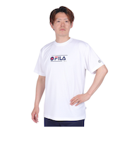 フィラ（FILA）テニスウェア プリント半袖Tシャツ FM6721-01 速乾