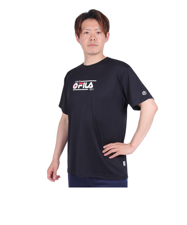 フィラ（FILA）テニスウェア プリント半袖Tシャツ FM6721-08 速乾