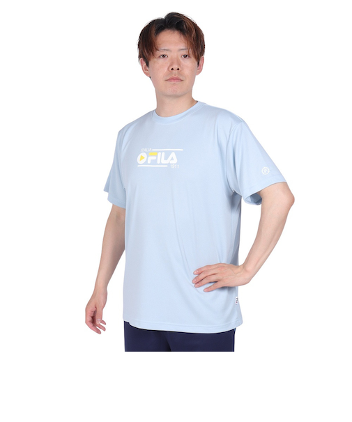 フィラ（FILA）テニスウェア プリント半袖Tシャツ FM6721-10 速乾