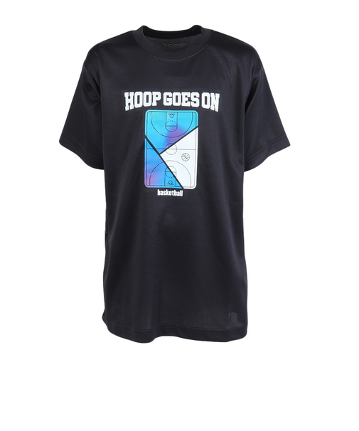 エックスティーエス（XTS）バスケットボールウェア ジュニア ドライプラス 半袖Tシャツ 751TS4ES0018BLK