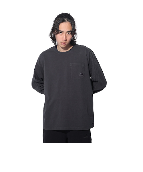 アディダス（adidas）スリーストライプス WASH ロングスリーブTシャツ