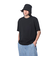 アディダス（adidas）スリーストライプス Tシャツ 半袖 KUE35-IT0891 黒 ブラック ヘビーウェイト ルーズフィット
