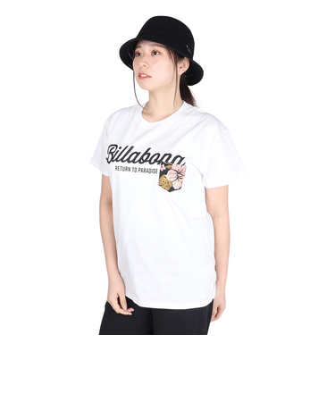 ビラボン（BILLABONG）PATTERN ポケット ロゴTシャツ BE013202 WHT
