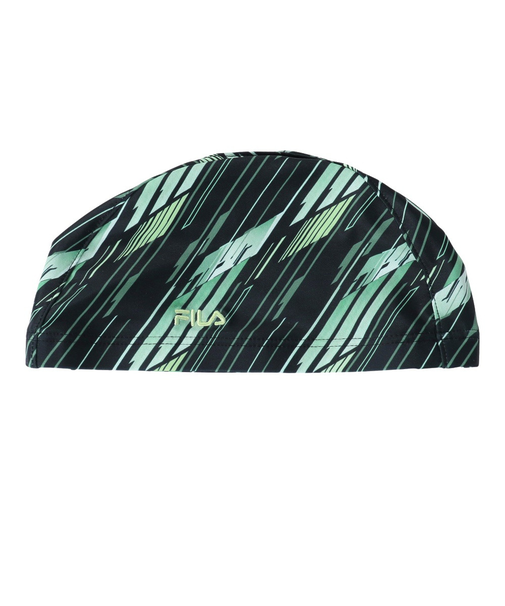 フィラ（FILA）水泳 キャップ 幾何柄プリントキャップ 314621-BGN