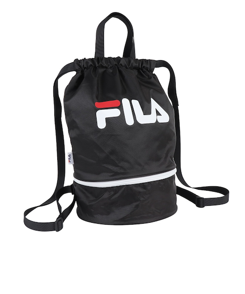 フィラ（FILA）水泳バッグ 二重式ナップサック 424802-BK