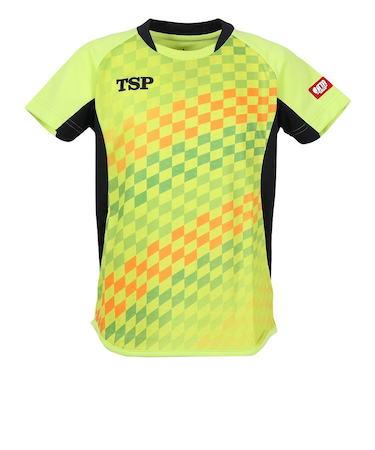 ティーエスピー（TSP）卓球ウエア シャツ ジュニア チェッカーグラデシャツ 031431 0280 JR 速乾