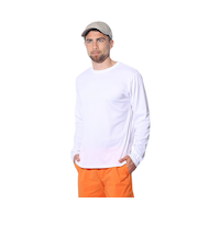 ドライプラス ワンポイント ロング スリーブ Tシャツ CT4S0035-TR863-GRES WHT