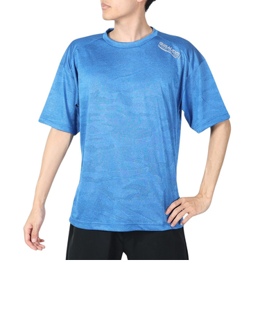 ドライプラス JACQUARDT 半袖Tシャツ CT4S0023-TR863-GRES BLU