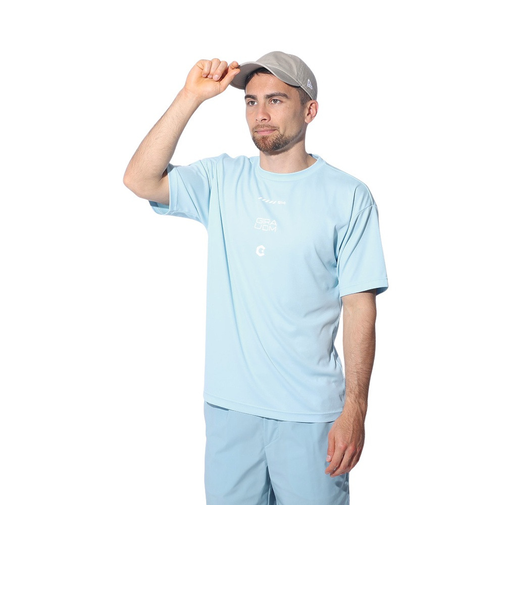 ドライプラス メッシュ 半袖Tシャツ CT4S0024-TR863-GRES LBLU