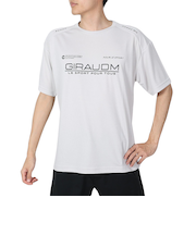 ドライプラスクール シャインブロック メッシュ 半袖Tシャツ CT4S0025-TR863-GRES GRY