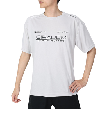 ドライプラスクール シャインブロック メッシュ 半袖Tシャツ CT4S0025-TR863-GRES GRY