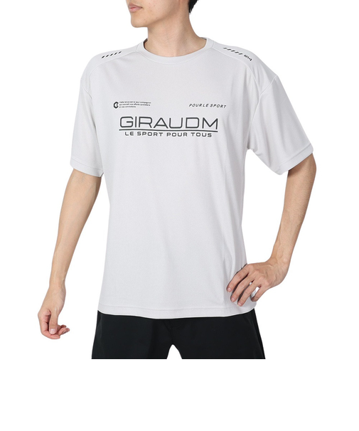 ドライプラスクール シャインブロック メッシュ 半袖Tシャツ CT4S0025-TR863-GRES GRY