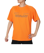 ドライプラスクール シャインブロック メッシュ 半袖Tシャツ CT4S0025-TR863-GRES ORG