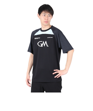 ドライプラスクール シャインブロック メッシュ 半袖Tシャツ CT4S0026-TR863-GRES BLK