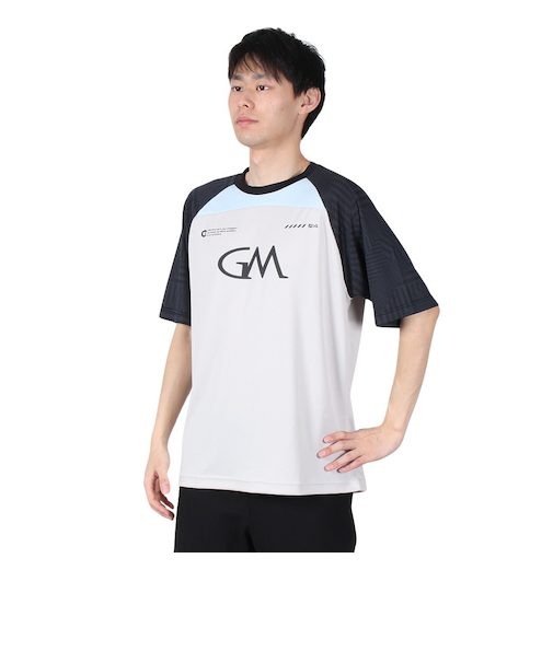 ドライプラスクール シャインブロック メッシュ 半袖Tシャツ CT4S0026-TR863-GRES GYXBK
