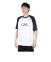 ドライプラスクール シャインブロック メッシュ 半袖Tシャツ CT4S0026-TR863-GRES WTXBK