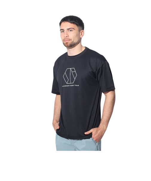 ドライプラスクール シャインブロック メッシュ 半袖Tシャツ CT4S0027-TR863-GRES BLK