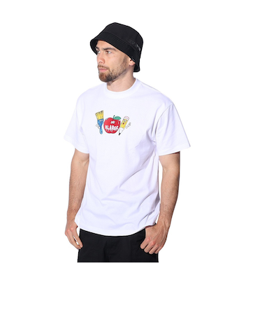 エクストララージ（XLARGE）ペイント ロゴ ショートスリーブ Tシャツ 101241011020-WHITE