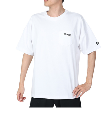 エレメント（ELEMENT）TOUGH POCK ショートスリーブ Tシャツ BE021200 WHT