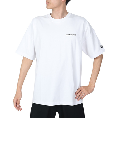 エレメント（ELEMENT）EQUIPMENT ショートスリーブ Tシャツ BE021224 WHT
