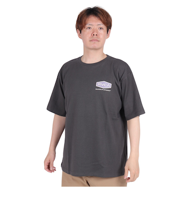 ルーカ（RVCA）tシャツ 半袖 グレー HEX BOX 半袖Tシャツ BE041225 PTK