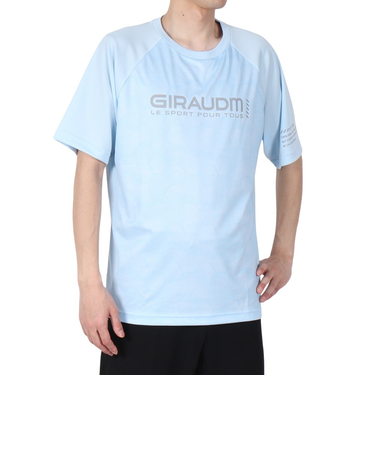ドライプラスクール シャインブロック メッシュ 半袖Tシャツ CT4S0028-TR863-GRES LBLU