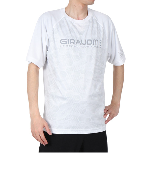 ドライプラスクール シャインブロック メッシュ 半袖Tシャツ CT4S0028-TR863-GRES WHT