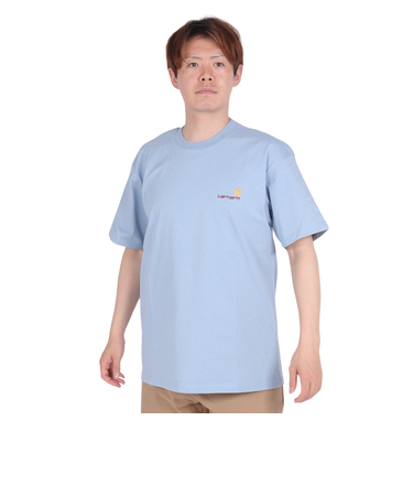 カーハート(CARHARTT)ショートスリーブ AMERICAN SCRIPT Tシャツ I0299560F4XX