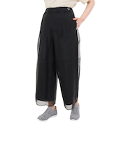 フレッドペリー（FRED PERRY）Sheer Overlay Trousers T7105-102 24SS