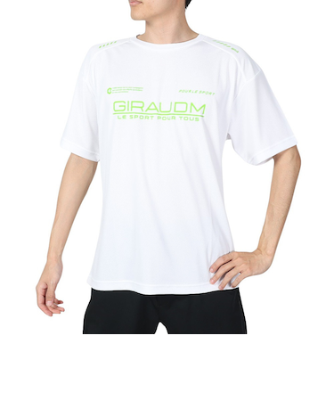 ドライプラスクール シャインブロック メッシュ 半袖Tシャツ CT4S0025-TR863-GRES WHT