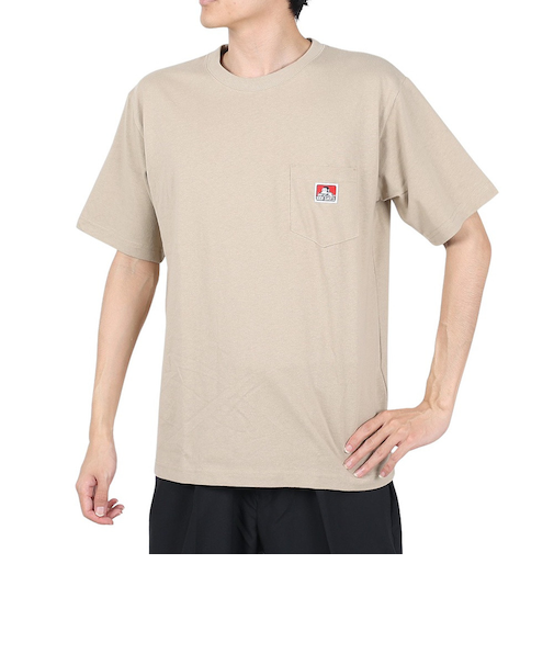 ベンデイビス（BEN DAVIS）半袖シャツ ピスポケットTシャツ 23580000-BEI
