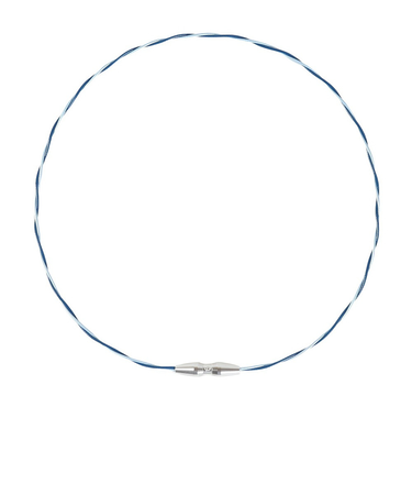 ファイテン(PHITEN)エクストリーム EXTREME チタンネックレス ワイヤートルネード ブルーネイビー 50cm 0223TG903653