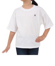 ハーレー（HURLEY）ボーイズ オーバーサイズド レオパード スクエア 半袖Tシャツ BSS2431003-WHT