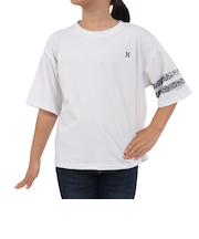 ハーレー（HURLEY）ボーイズ ファントム オーバーサイズド レオパード ブロック パーティー 半袖Tシャツ BUT2431007-WHT