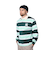 エクストララージ（XLARGE）EMBLEM STRIPED RUGBY シャツ 101241013001-GREEN