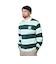 エクストララージ（XLARGE）EMBLEM STRIPED RUGBY シャツ 101241013001-GREEN