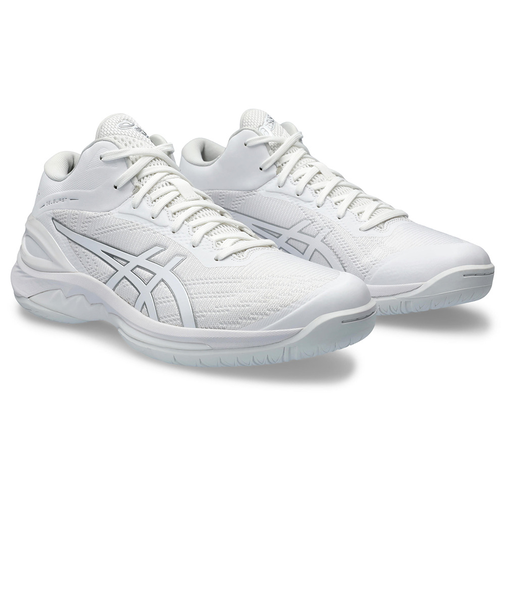 アシックス（ASICS）バスケ シューズ バッシュ ゲルバースト ワイド GELBURST 28 軽量 安定 ミッドカット 白 1063A082.100