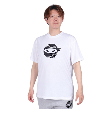 PITCHING NINJA（PITCHING NINJA ）野球ウェア ロゴ 半袖Tシャツ OT0124SS0001-WT