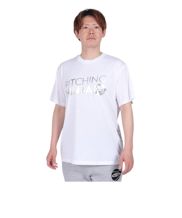 PITCHING NINJA（PITCHING NINJA ）野球ウェア WORD 半袖Tシャツ OT0124SS0003-WHT