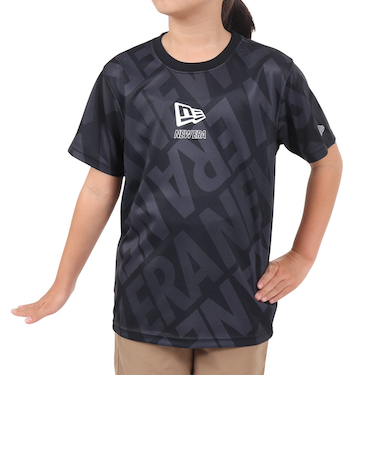 ニューエラ（NEW ERA）YTH TCTEE AOP 半袖Tシャツ BK 14311380