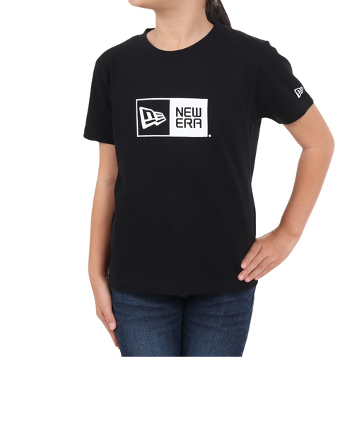 ニューエラ（NEW ERA）ユース 半袖 コットン Tシャツ Box Logo 14111860
