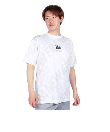 ニューエラ（NEW ERA）半袖 テック Tシャツ オールオーバーロゴ 14311389