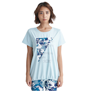 ロキシー（ROXY）FLAMINGO TEE 水陸両用 速乾 UVカット 半袖Tシャツ 24SURST242508GRN