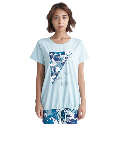 ロキシー（ROXY）FLAMINGO TEE 水陸両用 速乾 UVカット 半袖Tシャツ 24SURST242508GRN
