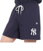 ニューエラ（NEW ERA）ヘビーウェイト コットン ショートパンツ MLB Apparel ニューヨーク･ヤンキース NVY 14122017