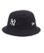 ニューエラ（NEW ERA）帽子 バケット01 ハット ニューヨーク・ヤンキース クーパーズタウン ネイビー 14109578