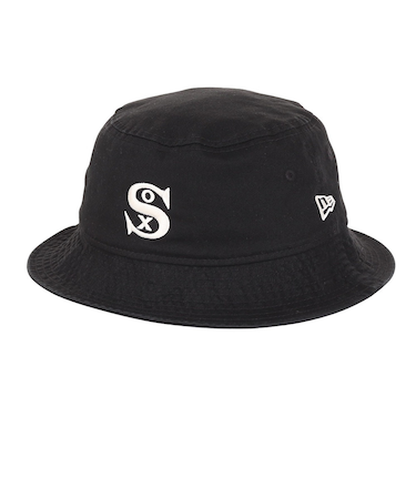 ニューエラ（NEW ERA）帽子 バケット01 ハット シカゴ・ホワイトソックス クーパーズタウン ブラック 14109608