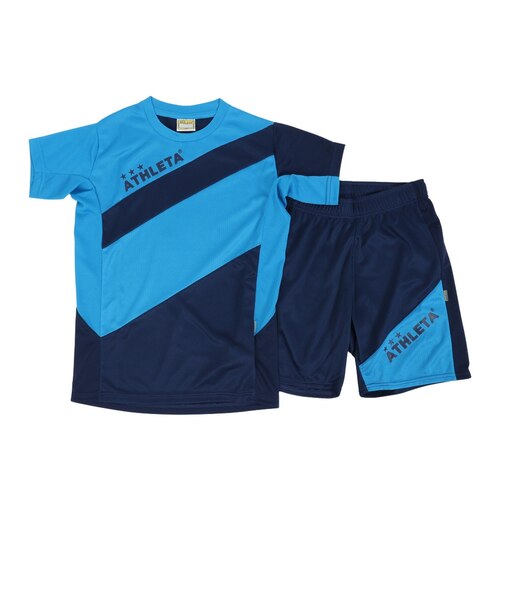 アスレタ（ATHLETA）サッカー フットサルウェア ジュニア プラクティス上下セット 2405J FSA/NVY