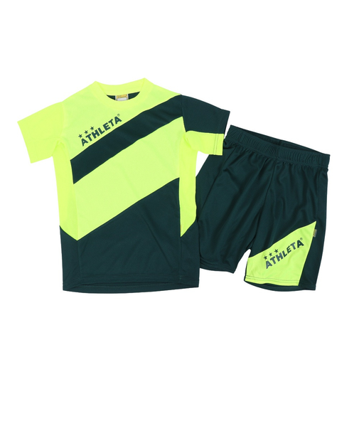 アスレタ(ATHLETA)サッカー フットサルウェア ジュニア プラクティス上下セット 2405J FYE/DGR